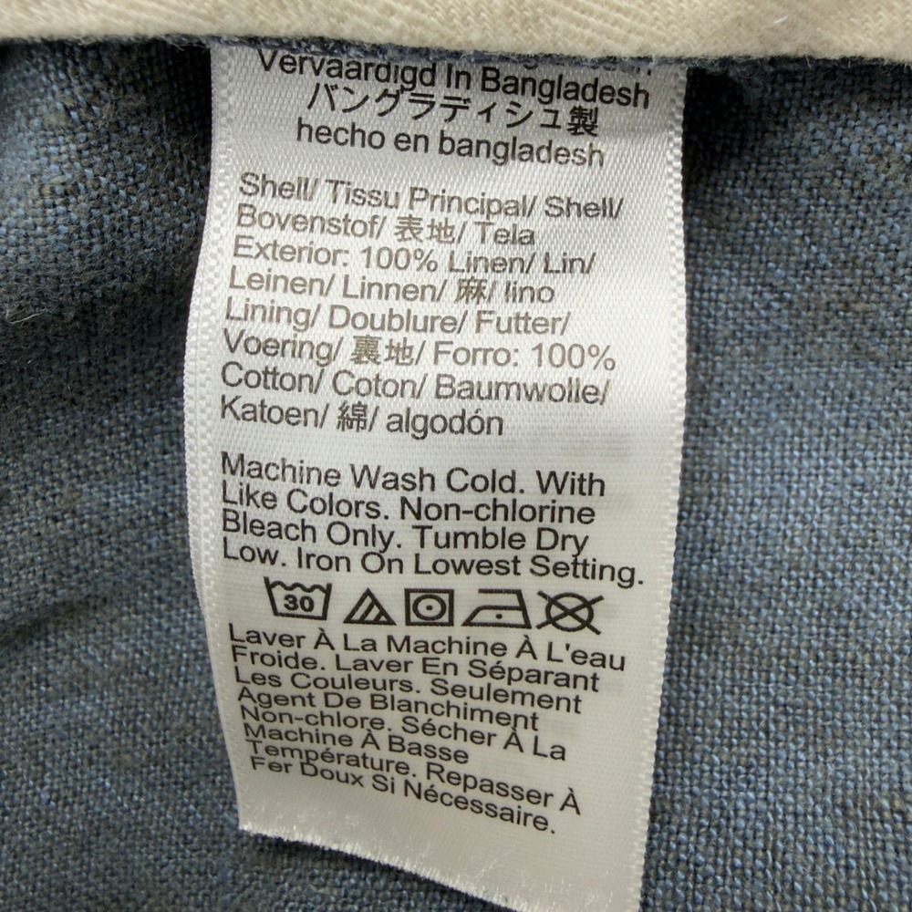 J.Crew Mens 100% Linen 8.5 Inch Inseam Shorts‎ Blue Size 34 - Picture 4 of 5